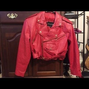Red Wilson leather jacket